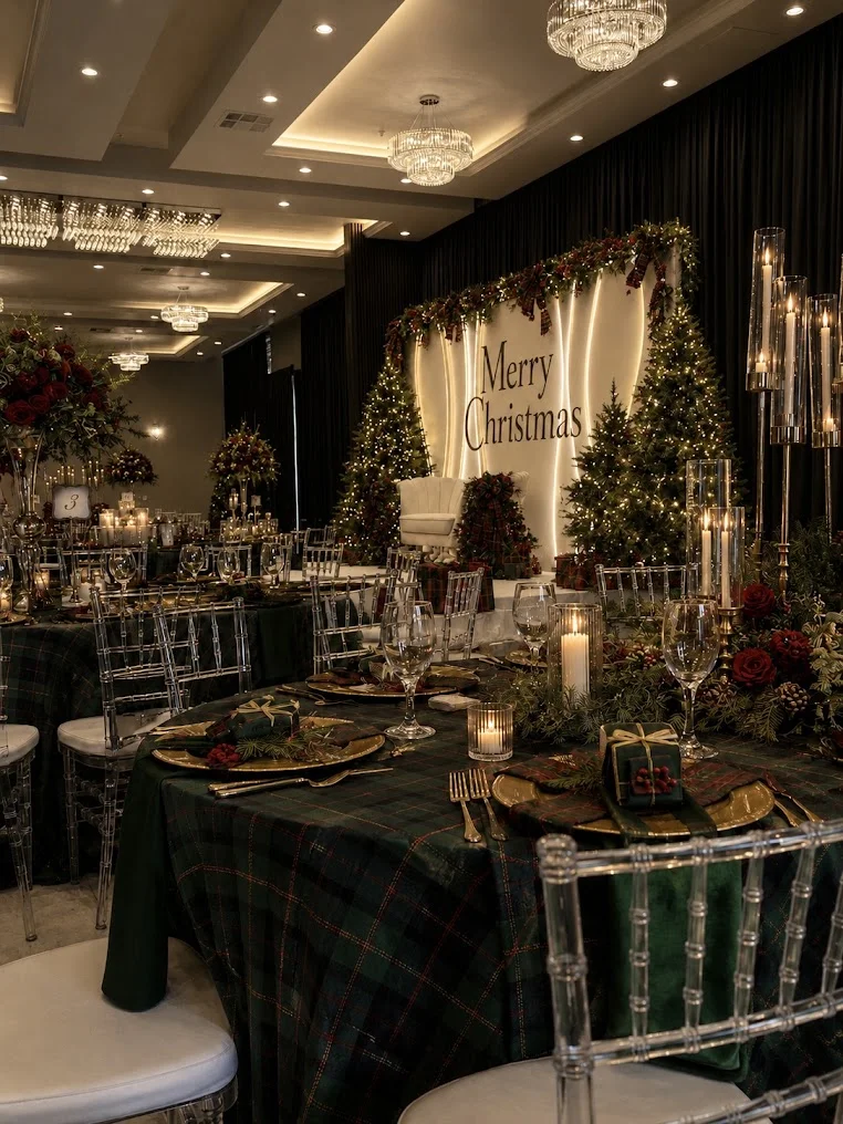 Ruby Event Center champagne banquet layout