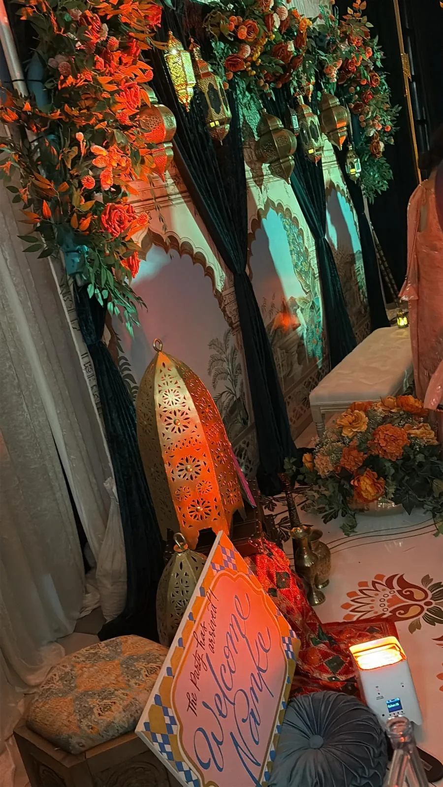 CRYSTAL FOYER & FLORAL CANOPY